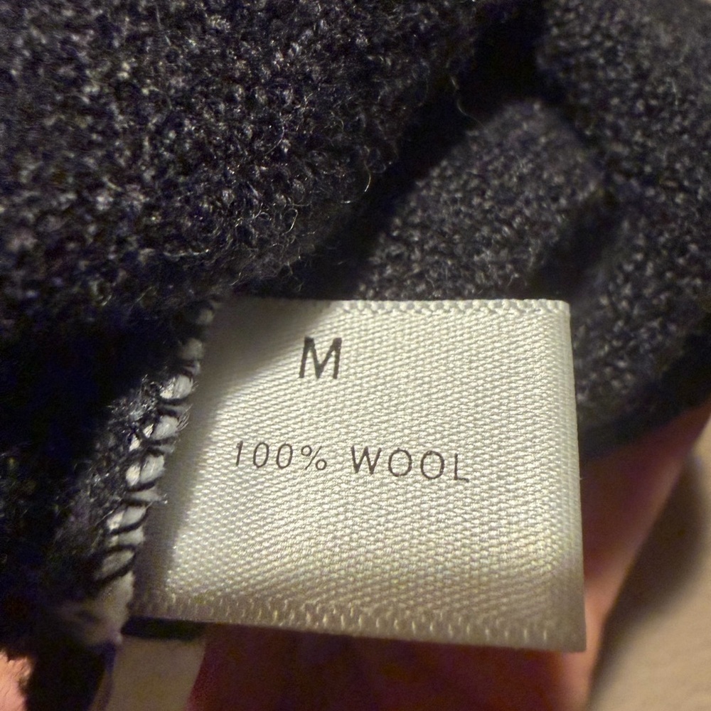 St. Croix Women's 100% Wool Gray Quarter Zip Sweater Size M - Picture 5 of 5